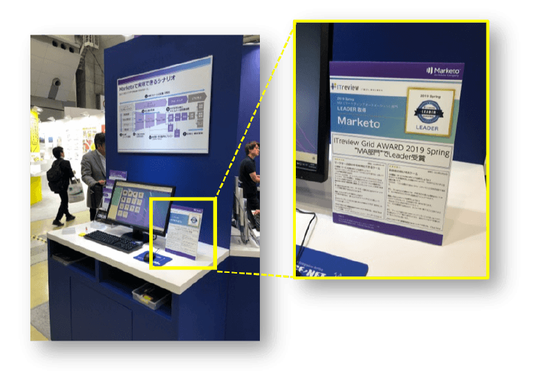 ブース接客時のトークにも